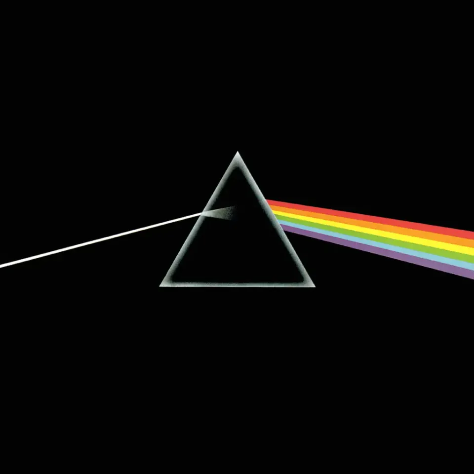Pochette iconique de l'album The Dark Side of the Moon