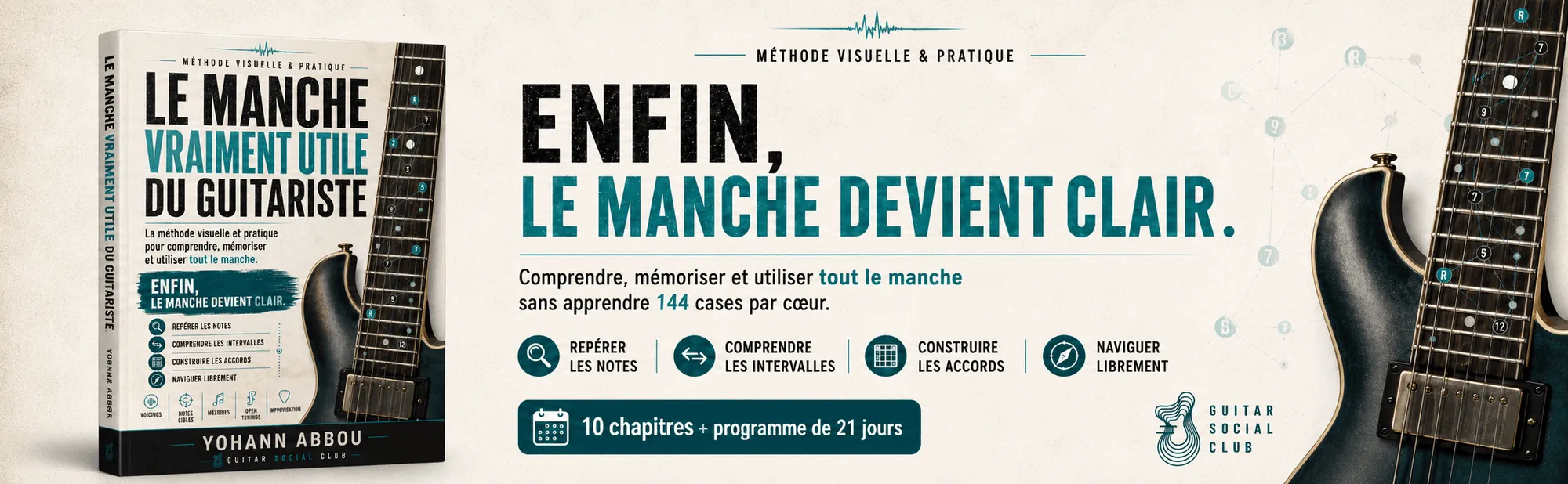 Le manche vraiment utile du guitariste : Enfin, le manche devient clair