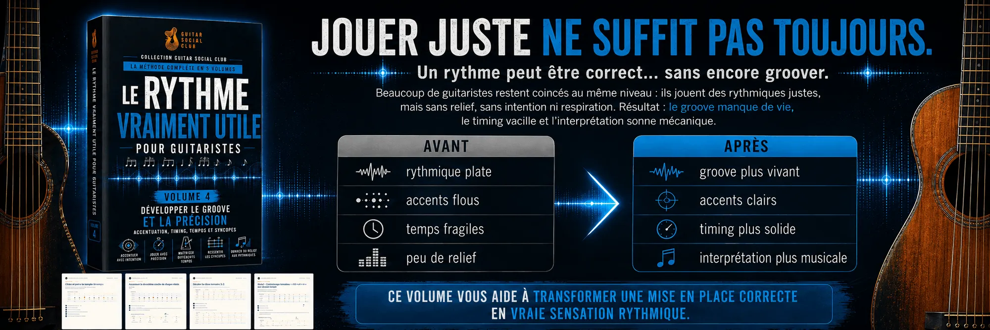 Le rythme vraiment utile - Volume 4 : Jouer juste ne suffit pas toujours : avant, après