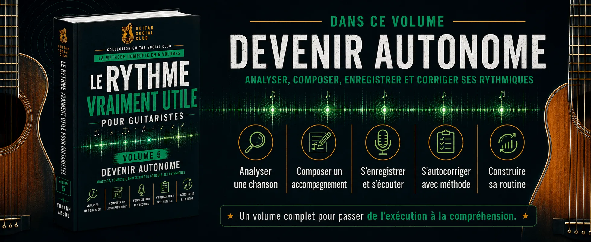 Le rythme vraiment utile - Volume 5 : Dans ce volume : analyser, composer, s’enregistrer et corriger