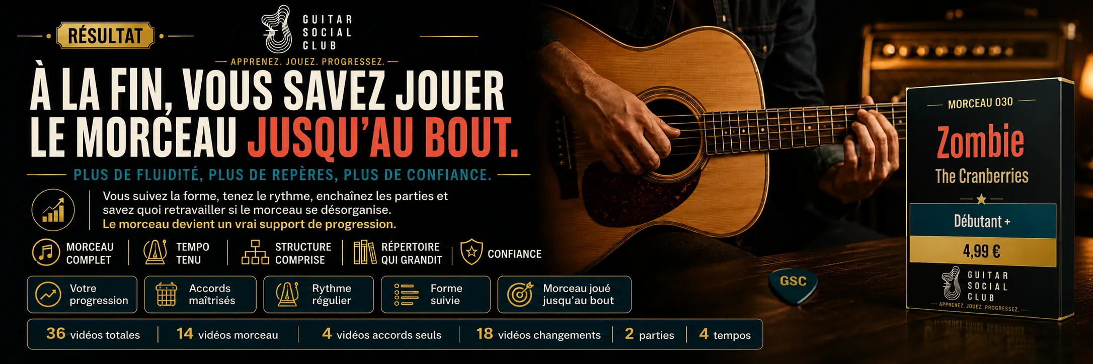 Le résultat : à la fin, tu sais jouer Zombie jusqu'au bout avec plus de fluidité et de confiance