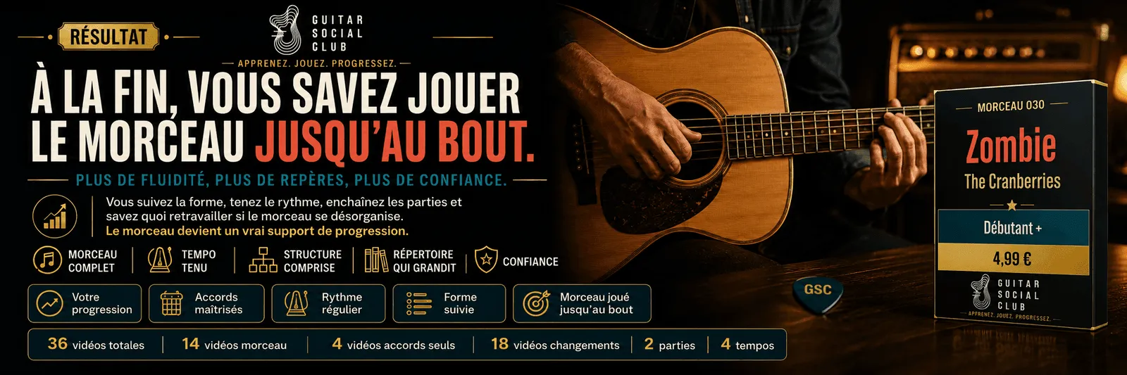 Le résultat : à la fin, tu sais jouer Zombie jusqu'au bout avec plus de fluidité et de confiance