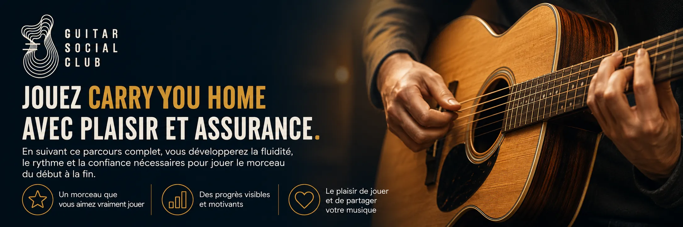 Le résultat : à la fin, tu sais jouer Carry You Home jusqu'au bout avec plus de fluidité et de confiance