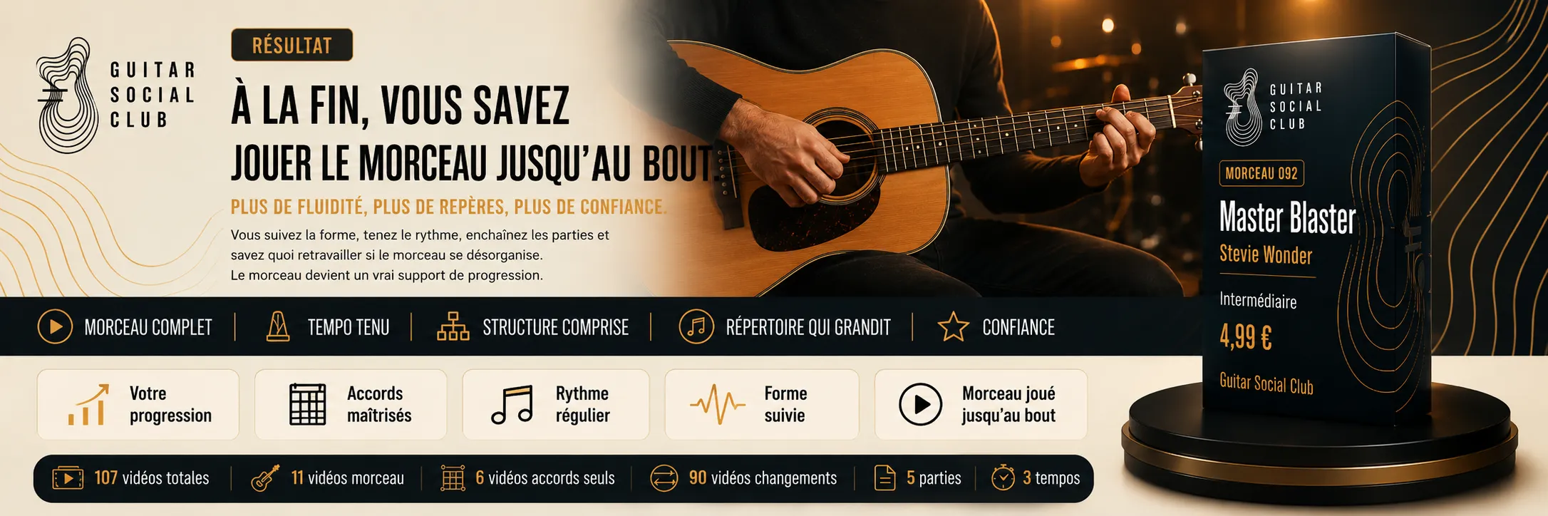 Le résultat : à la fin, tu sais jouer Master Blaster jusqu'au bout avec plus de fluidité et de confiance