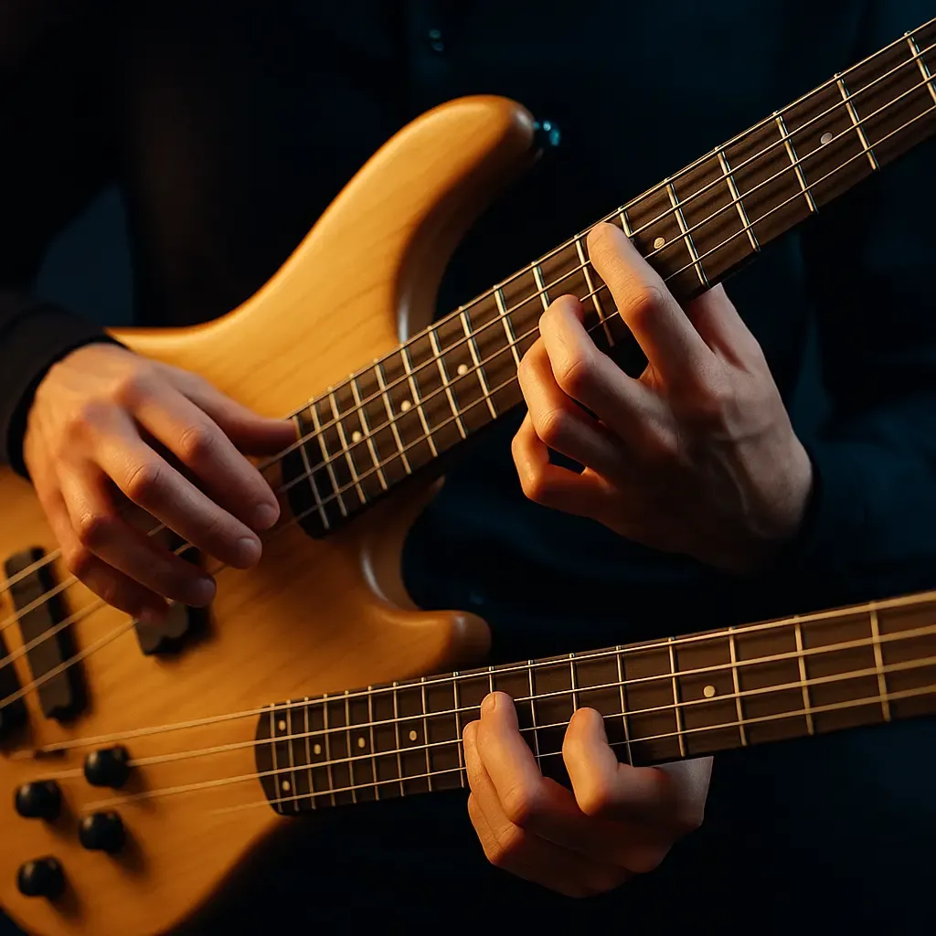 Schéma d'accordages de basse piccolo en 4 et 6 cordes