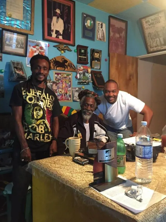 Bunny Wailer avec Fabian Marley