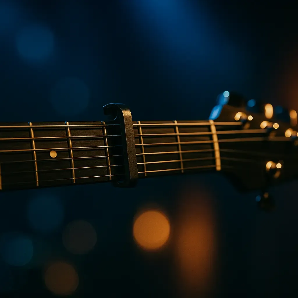 Capodastre en 3e case pour un mode lumineux et une transposition rapide