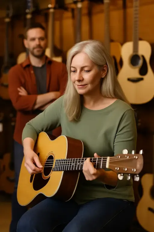 Choisir une guitare acoustique pour débutant
