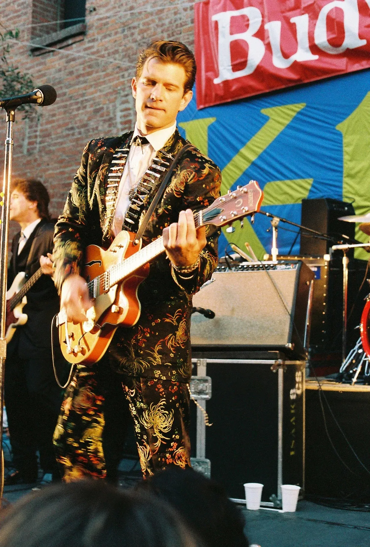 Chris Isaak en concert en 1988