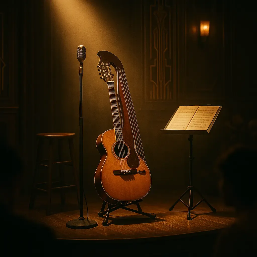 Cordes flottantes accordées en degrés de gamme