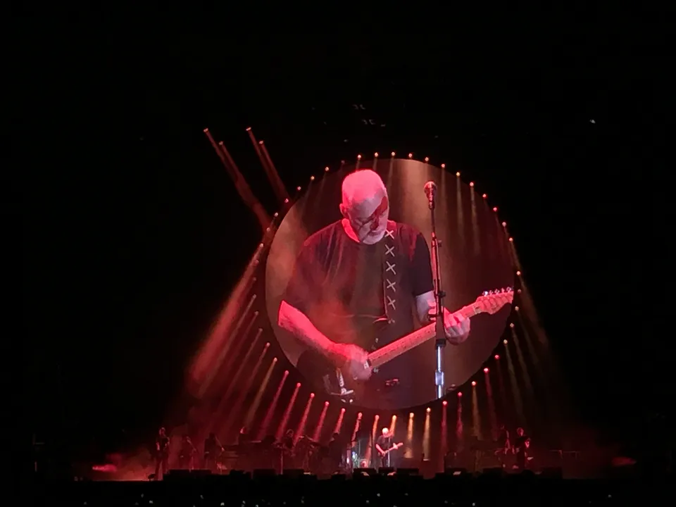 David Gilmour en concert à Wiesbaden en 2016