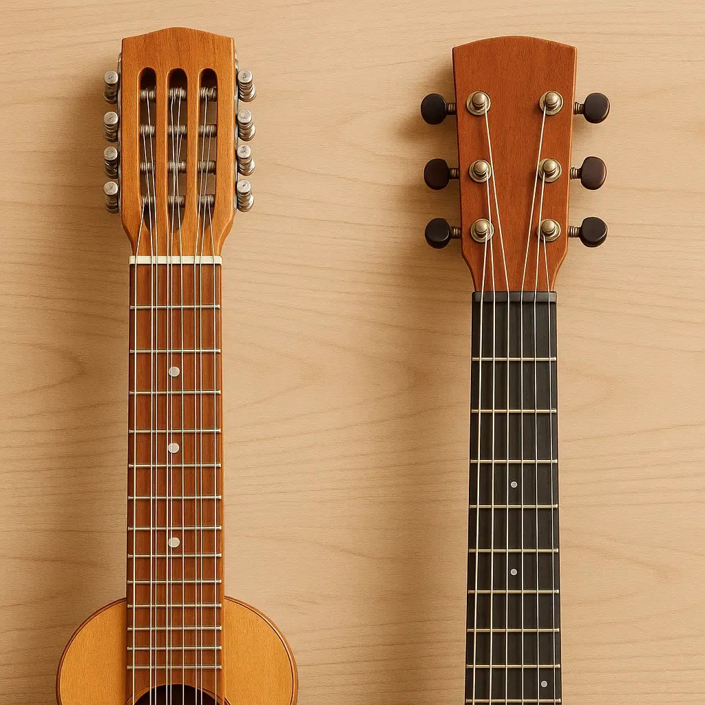 Adapter le tiple sur guitare — accord C E A D et strums percussifs