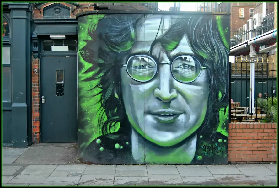 Fresque murale de John Lennon