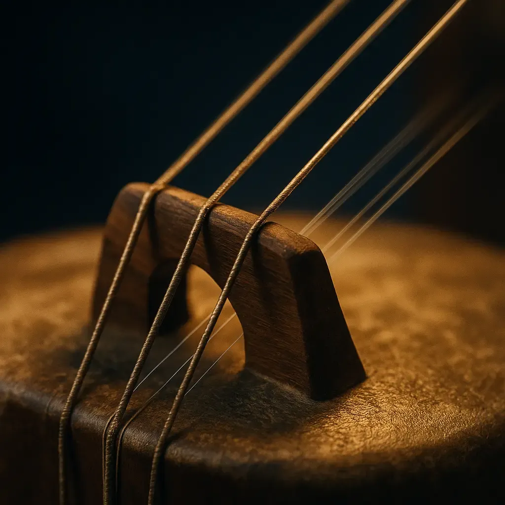 Cérémonie Gnawa : Maalem au guembri, qraqeb et choeur