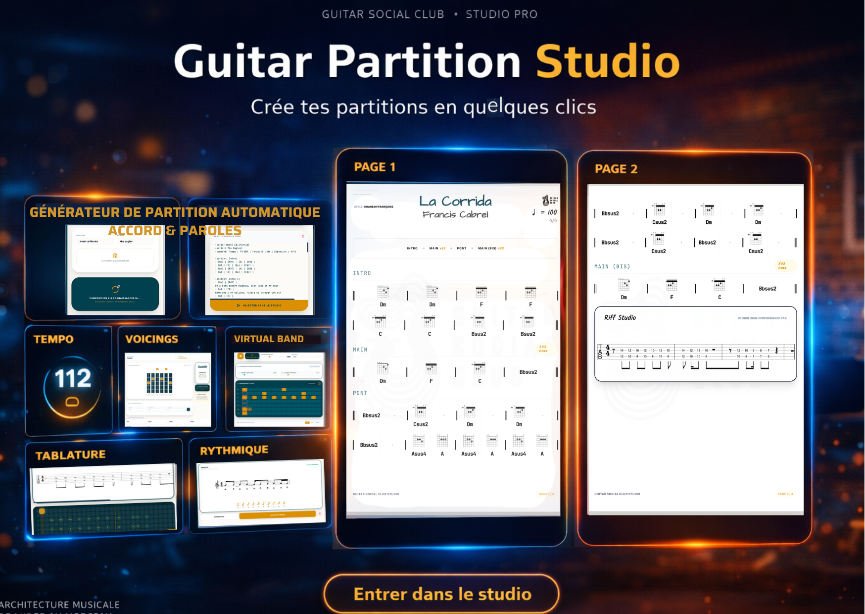 Guitar Partition Studio