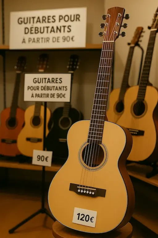 Sélection de guitares abordables pour guitaristes débutants