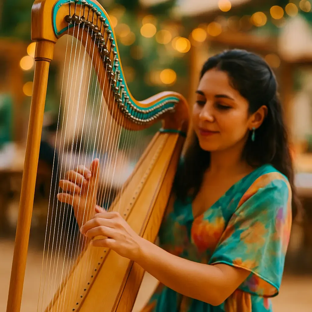 Guitare-harpe moderne : cordes additionnelles, résonances et couleur orchestrale