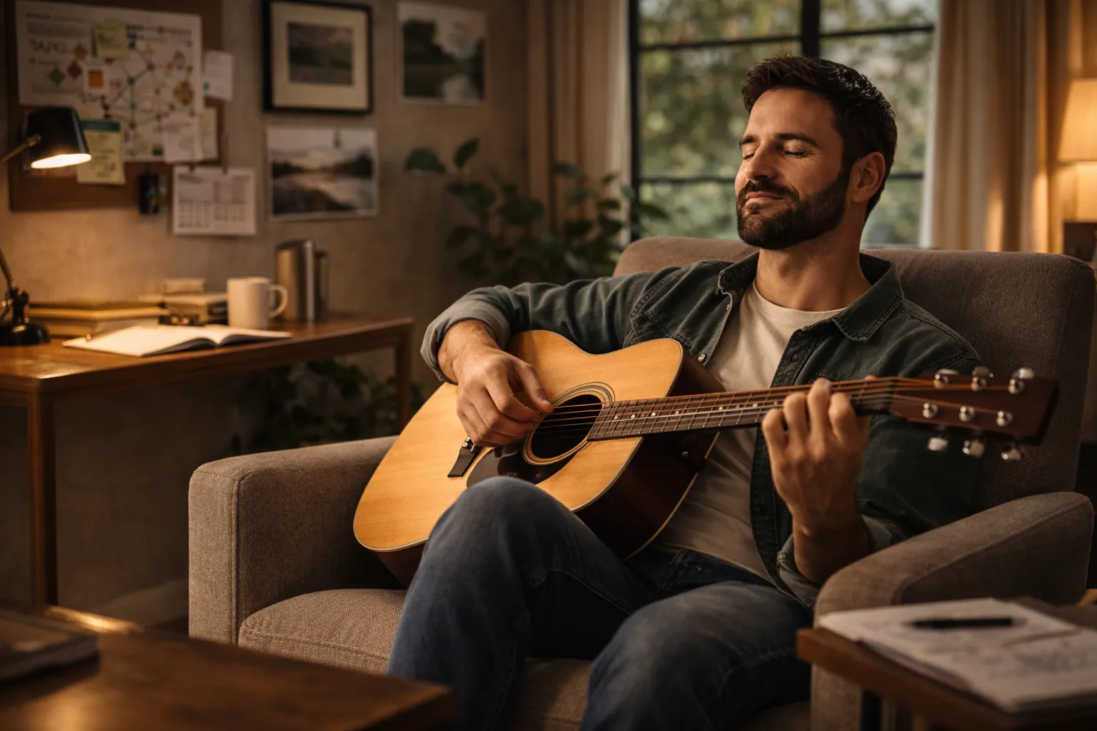 Debuter la guitare avec detente et plaisir