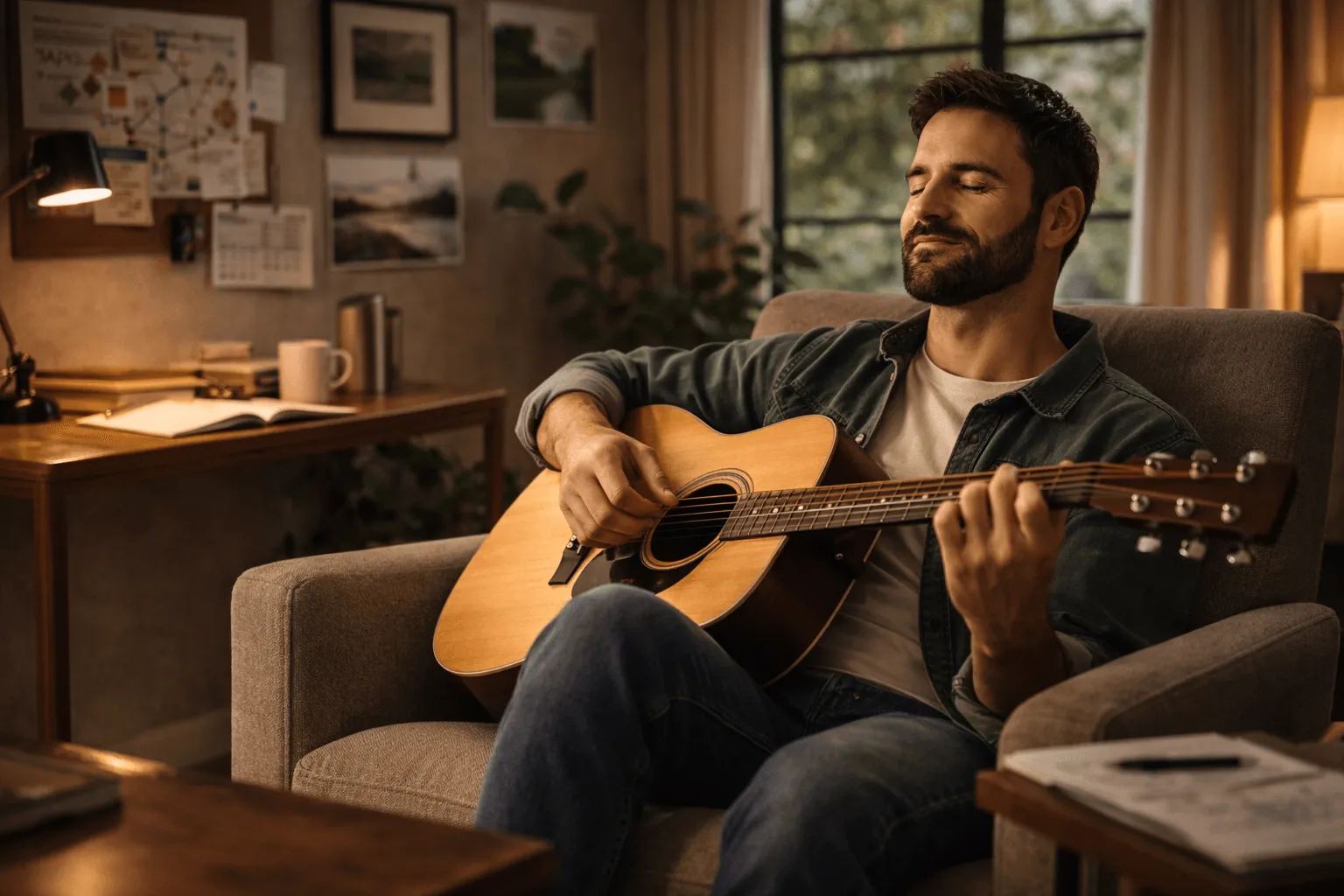 Adulte qui débute la guitare sereinement