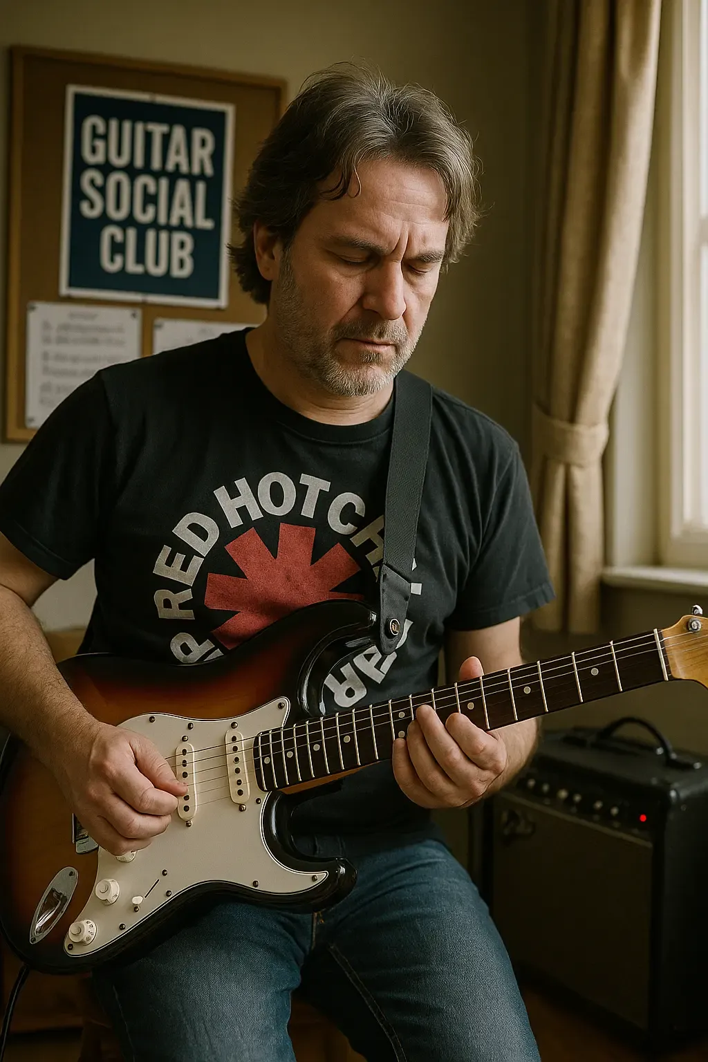 Un élève joue Under the Bridge