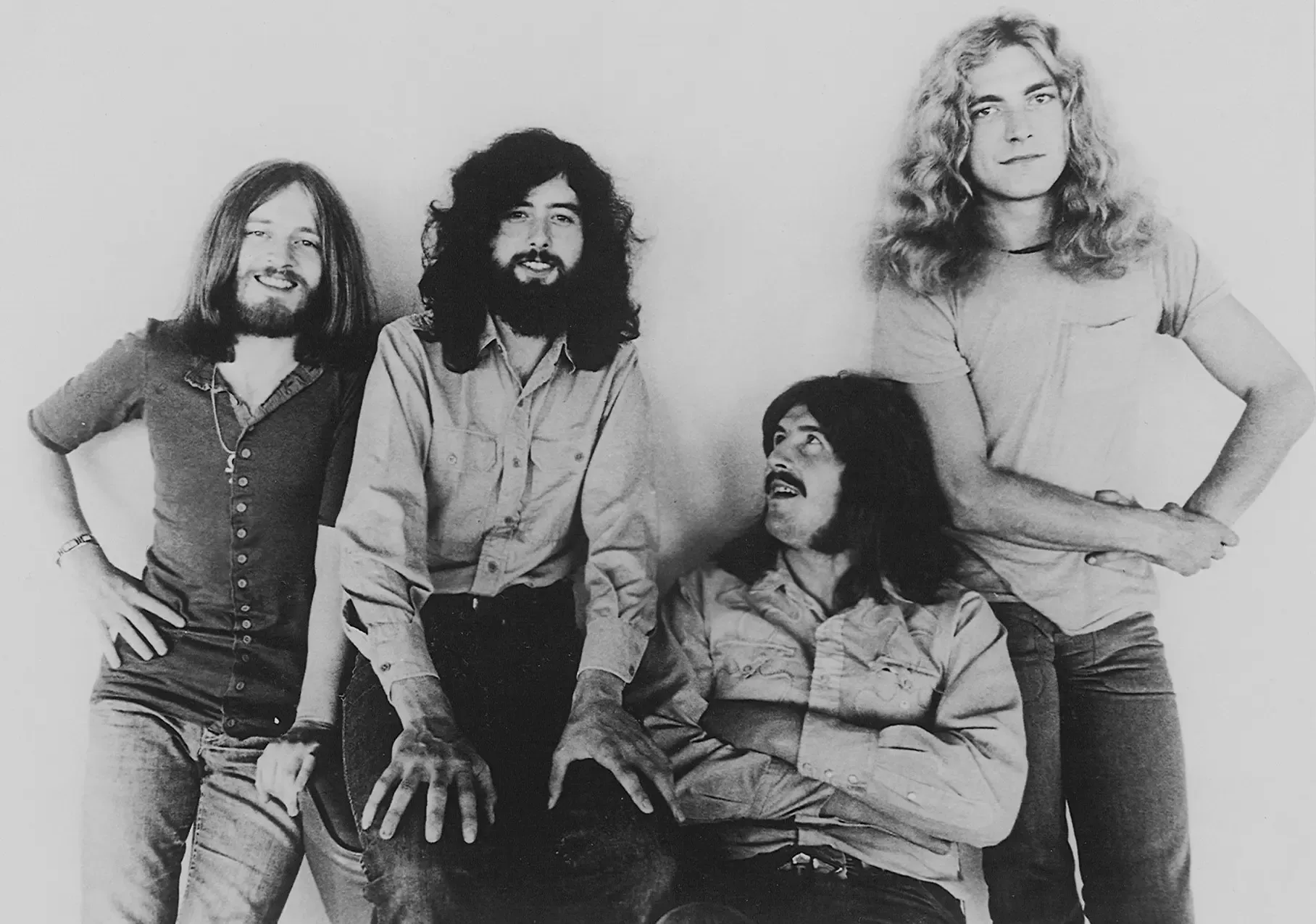 Led Zeppelin, photo officielle du groupe dans les années 70