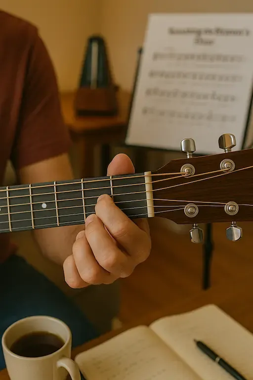 Apprendre les premiers accords guitare avec la bonne méthode