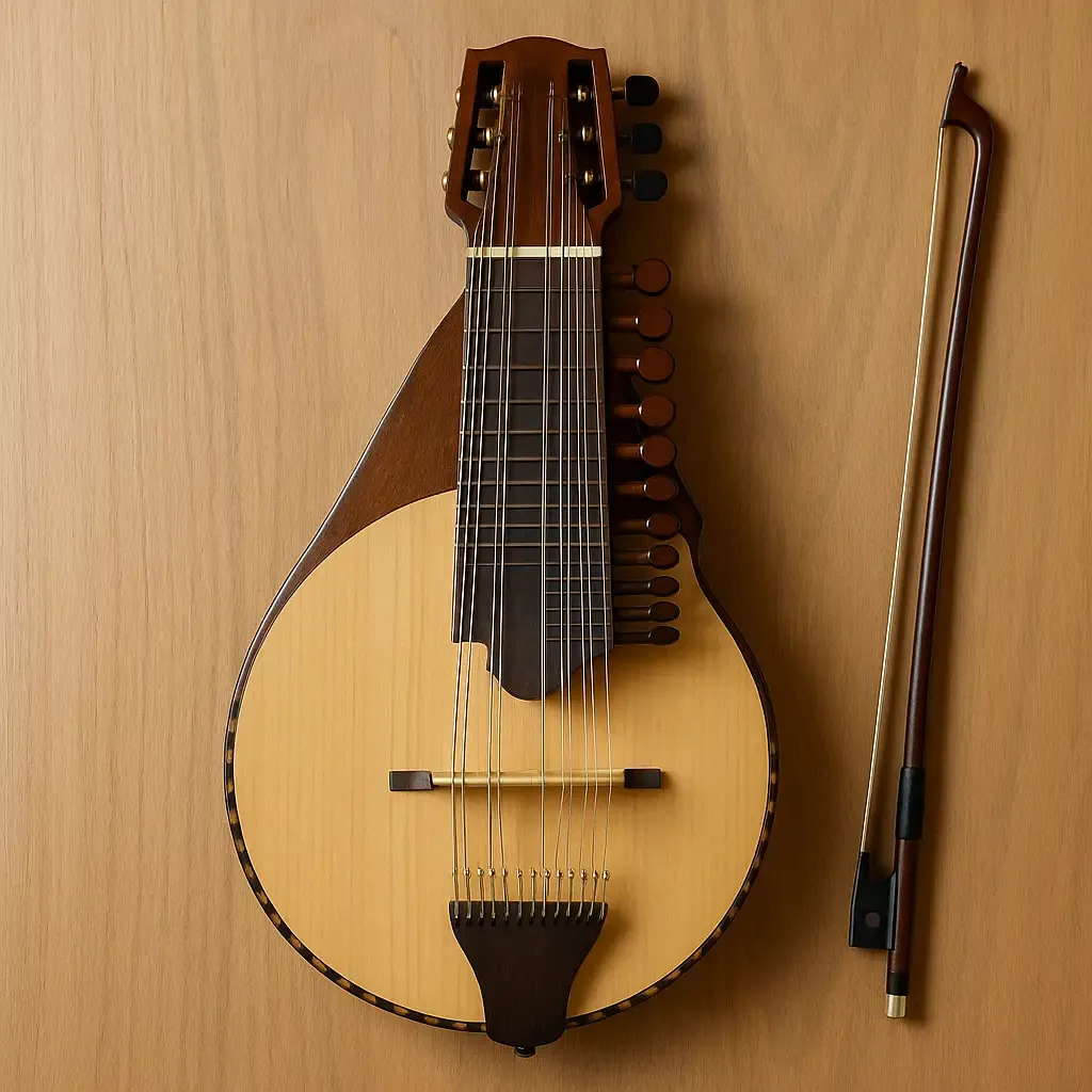 Touches de nyckelharpa et cordes sympathiques sous la touche