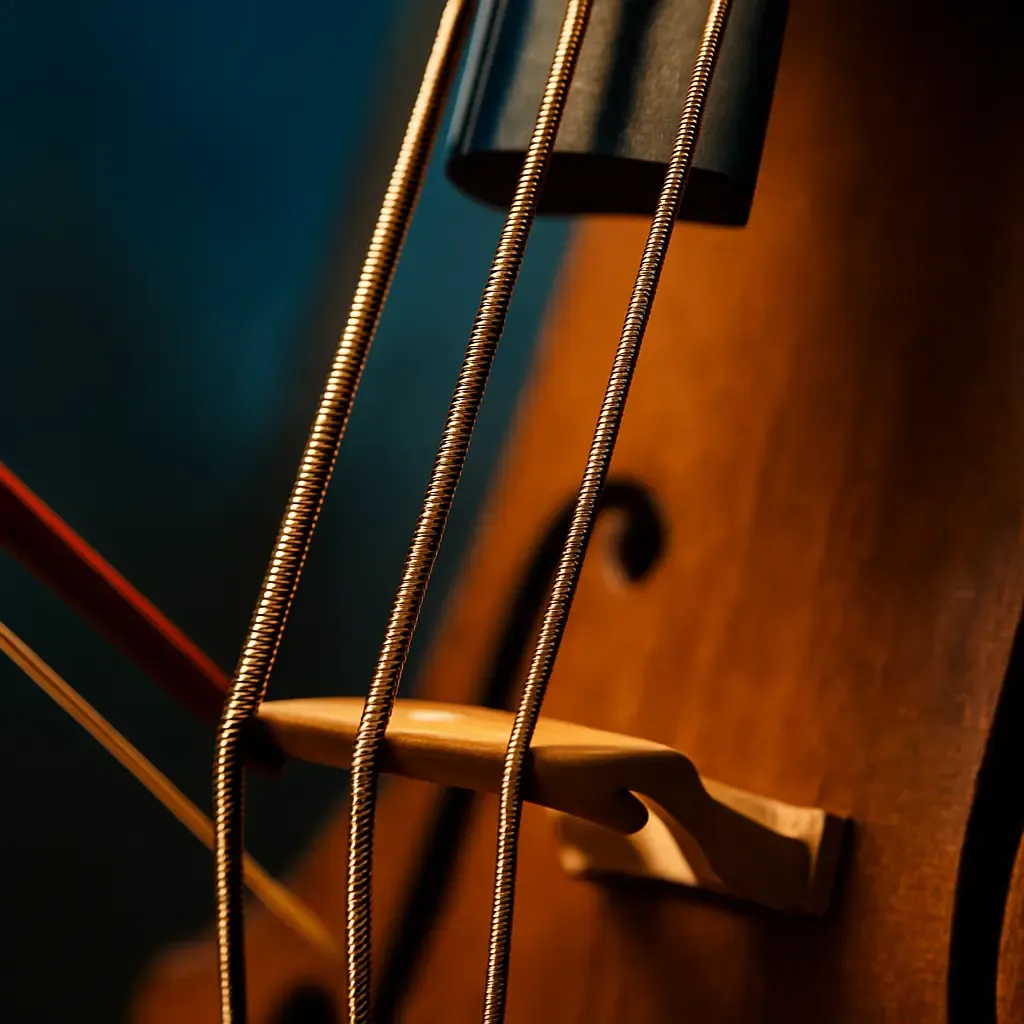 Leviers et pédales de l'octobasse permettant de jouer les notes