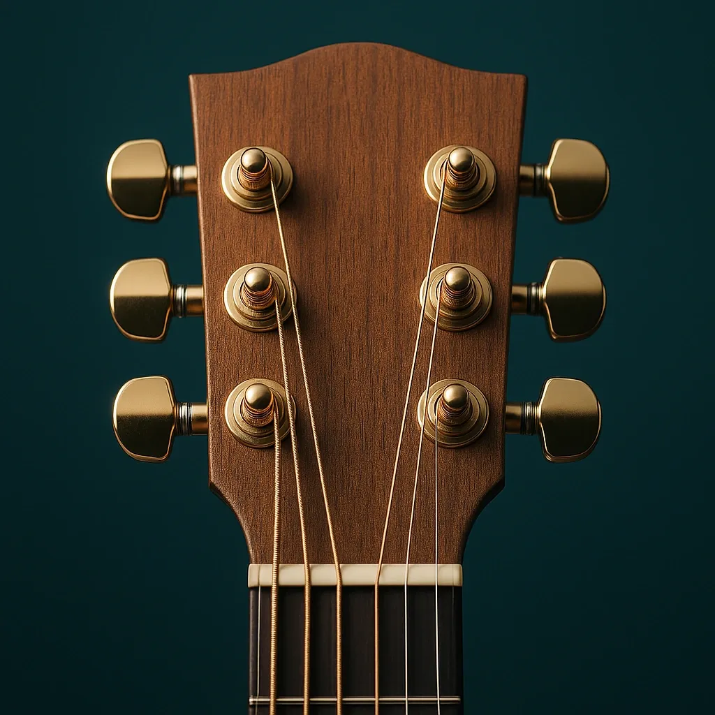 Tête 6 mécaniques pour l'accordage Open G (DGDGBD)