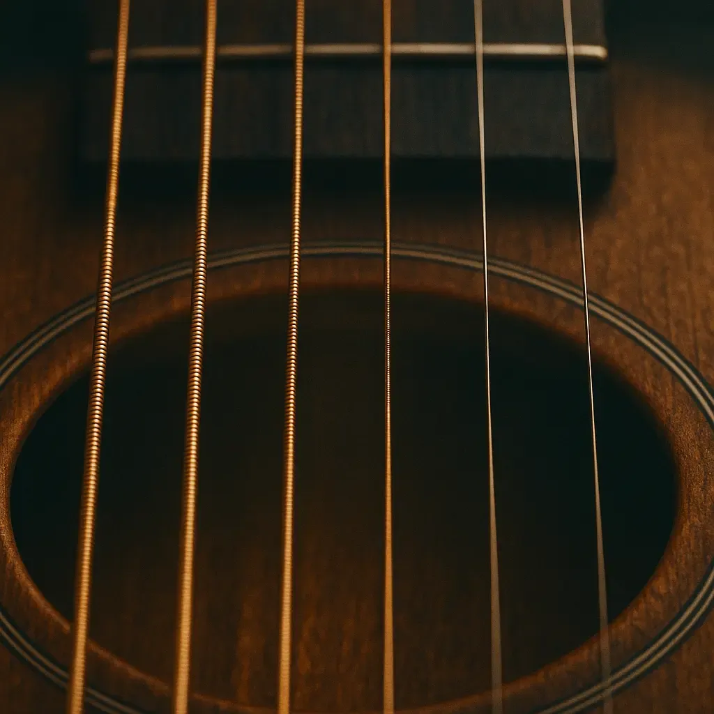 Cordes de guitare en Open G mineur : focus sur les harmoniques naturelles