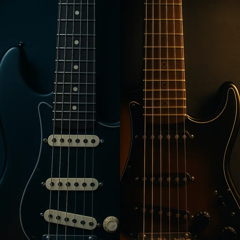 Comparatif : Standard vs DADGAD vs EADGAD sur le même manche