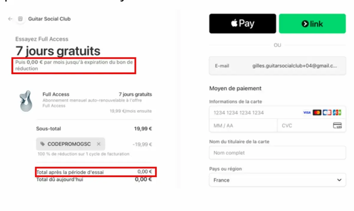 Page 13 - Validation paiement Stripe