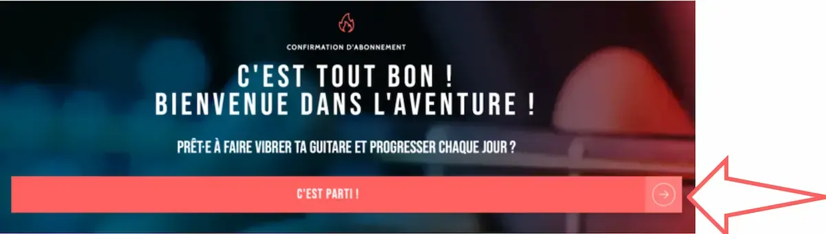 Page 15 - Accès à l'application après validation