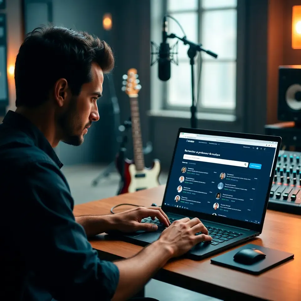 Plateformes pour trouver des élèves de guitare en ligne