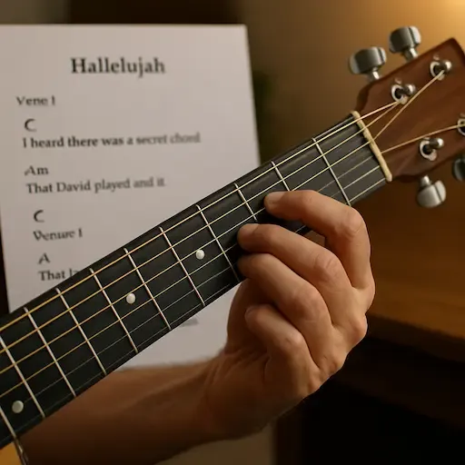 Exercices changements d'accords guitare — jouer des chansons