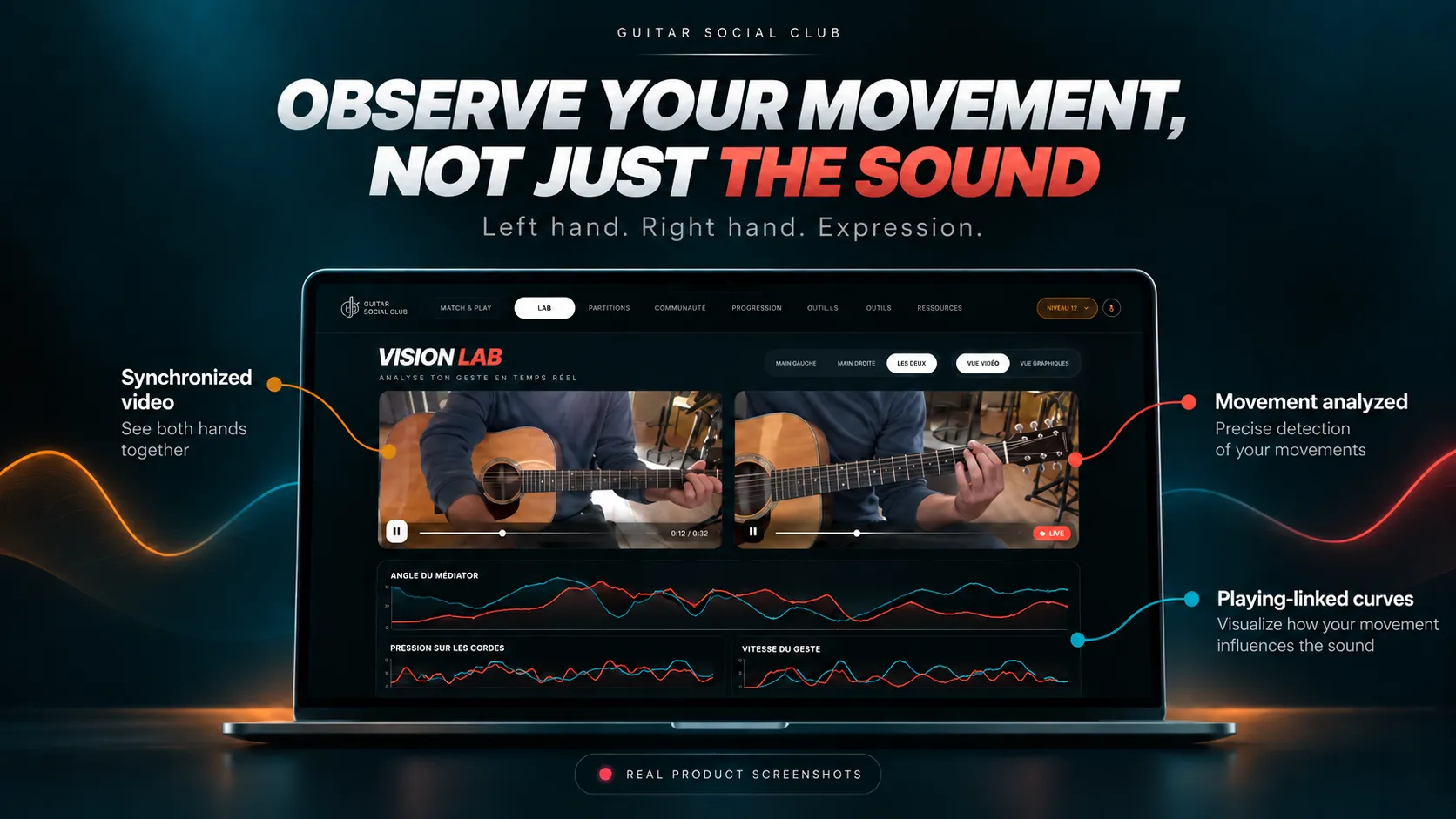 Match & Play Vision Lab: observe how you move
