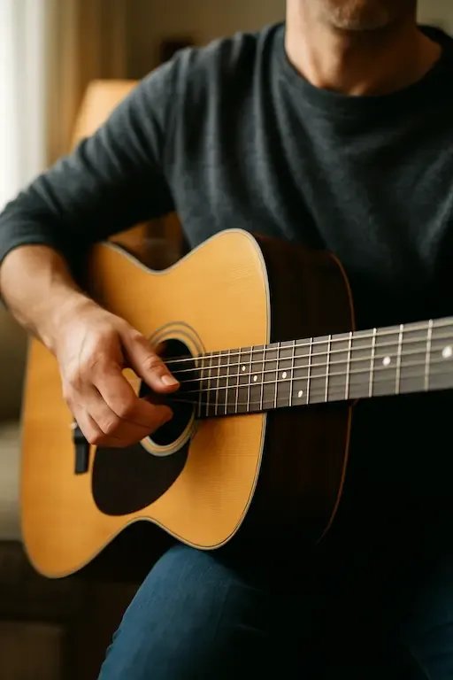 Rythme pour jouer des accords fluides