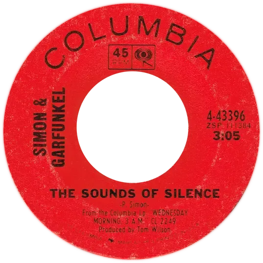 45 tours de The Sound of Silence