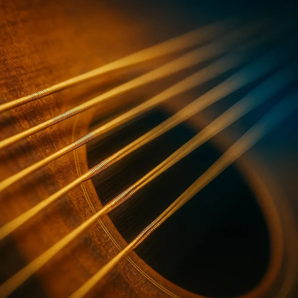 Open F guitare : sustain long, cordes qui chantent