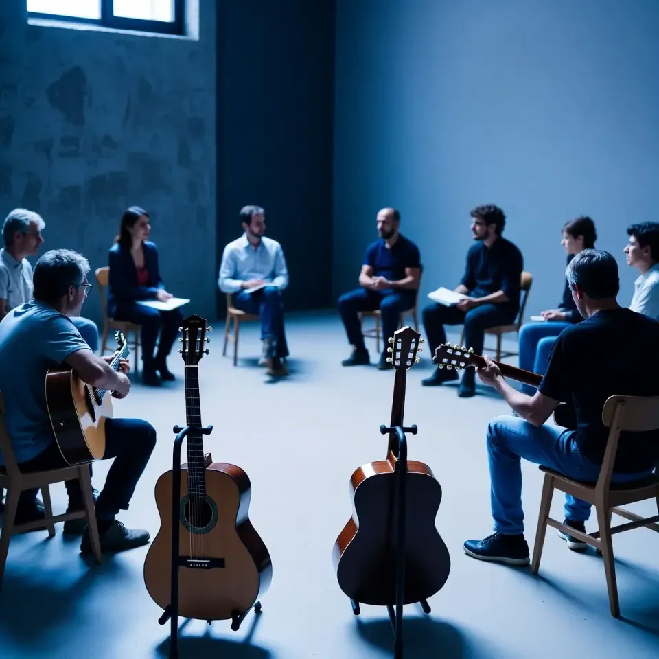 Association pour organiser des cours et ateliers de guitare
