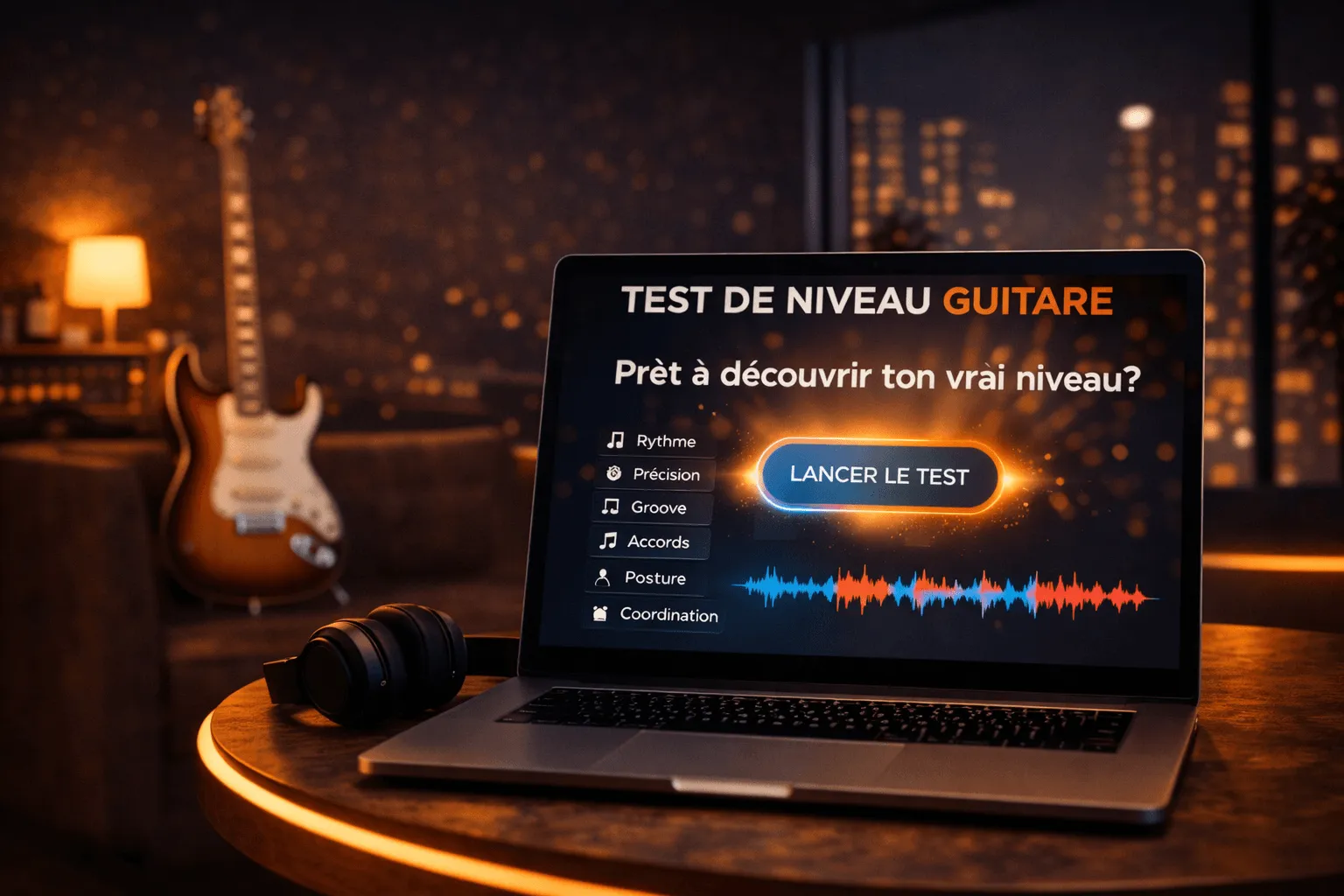 Résultat d’analyse pour connaître son niveau à la guitare dans l’écosystème Guitar Social Club