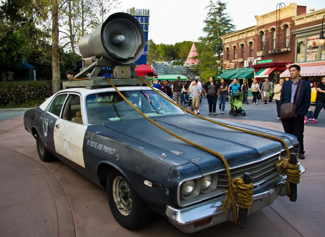La voiture de police legendaire des Blues Brothers
