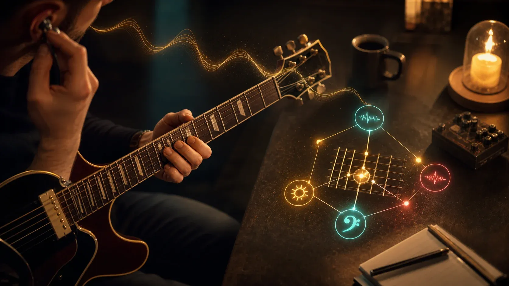 Quelle théorie faut-il connaître pour jouer à l’oreille à la guitare ?