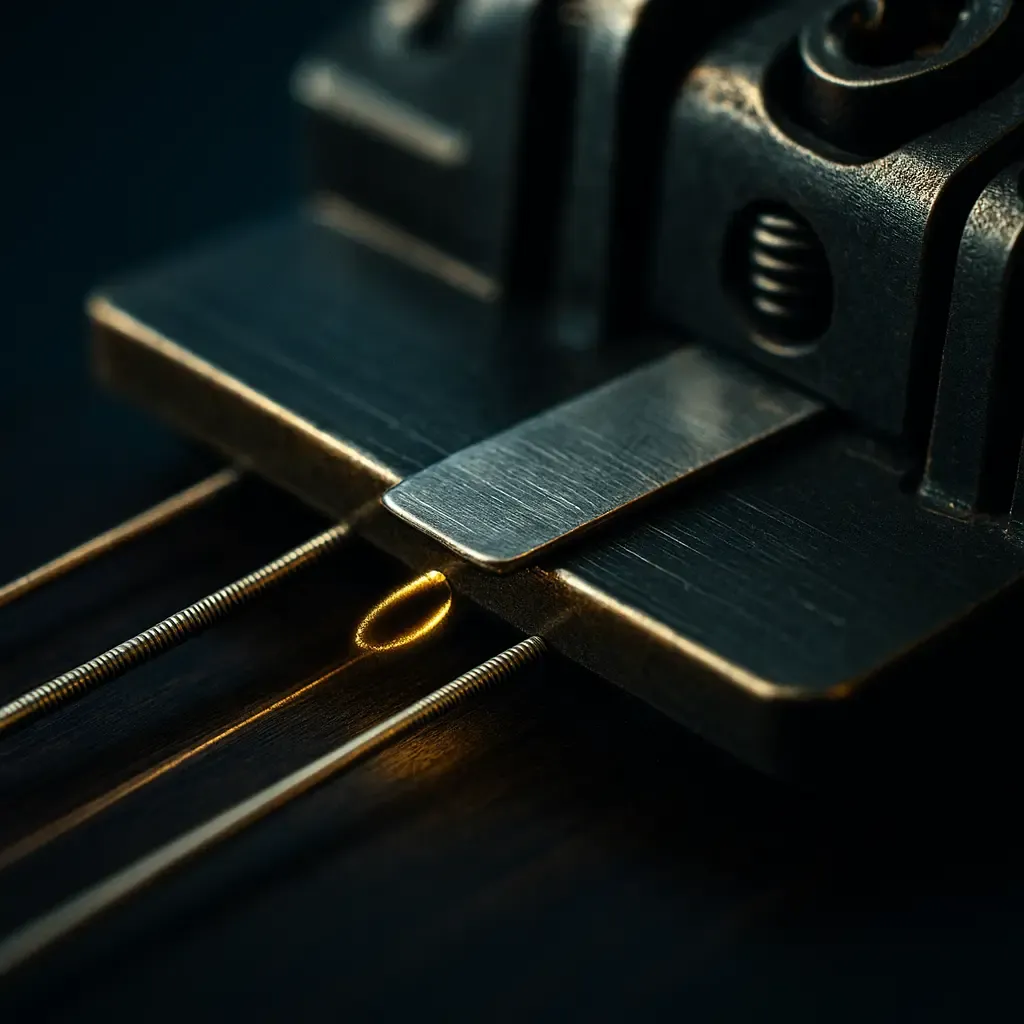 Stabiliser vibrato guitare : ressorts alignés, plaque parallèle, sillet lubrifié