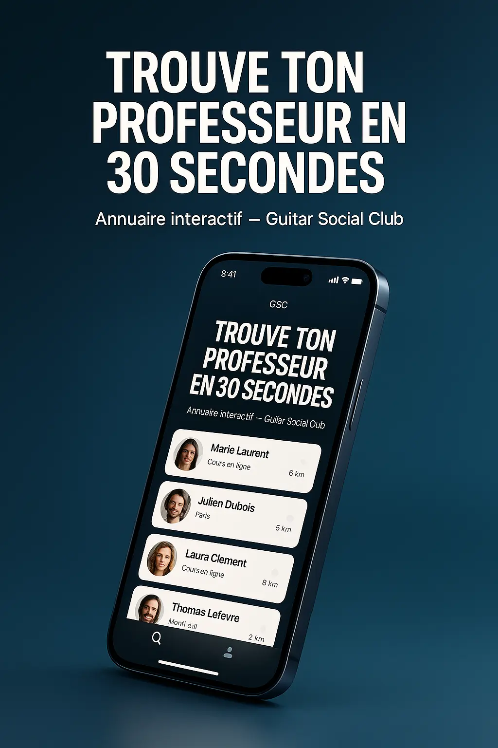 Trouver un professeur de guitare