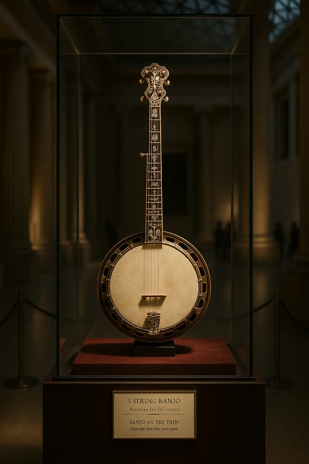 Tessiture d’un banjo dans le registre brillant