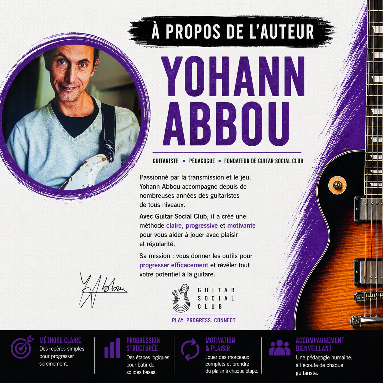 Volume 5 conçu par Yohann Abbou pour aider les guitaristes confirmés à renforcer le groove et la précision rythmique