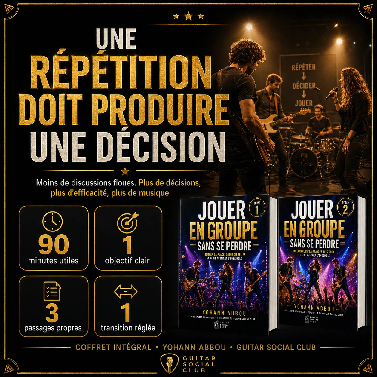 Résumé du parcours Jouer en groupe sans se perdre pour devenir un musicien fiable dans un ensemble