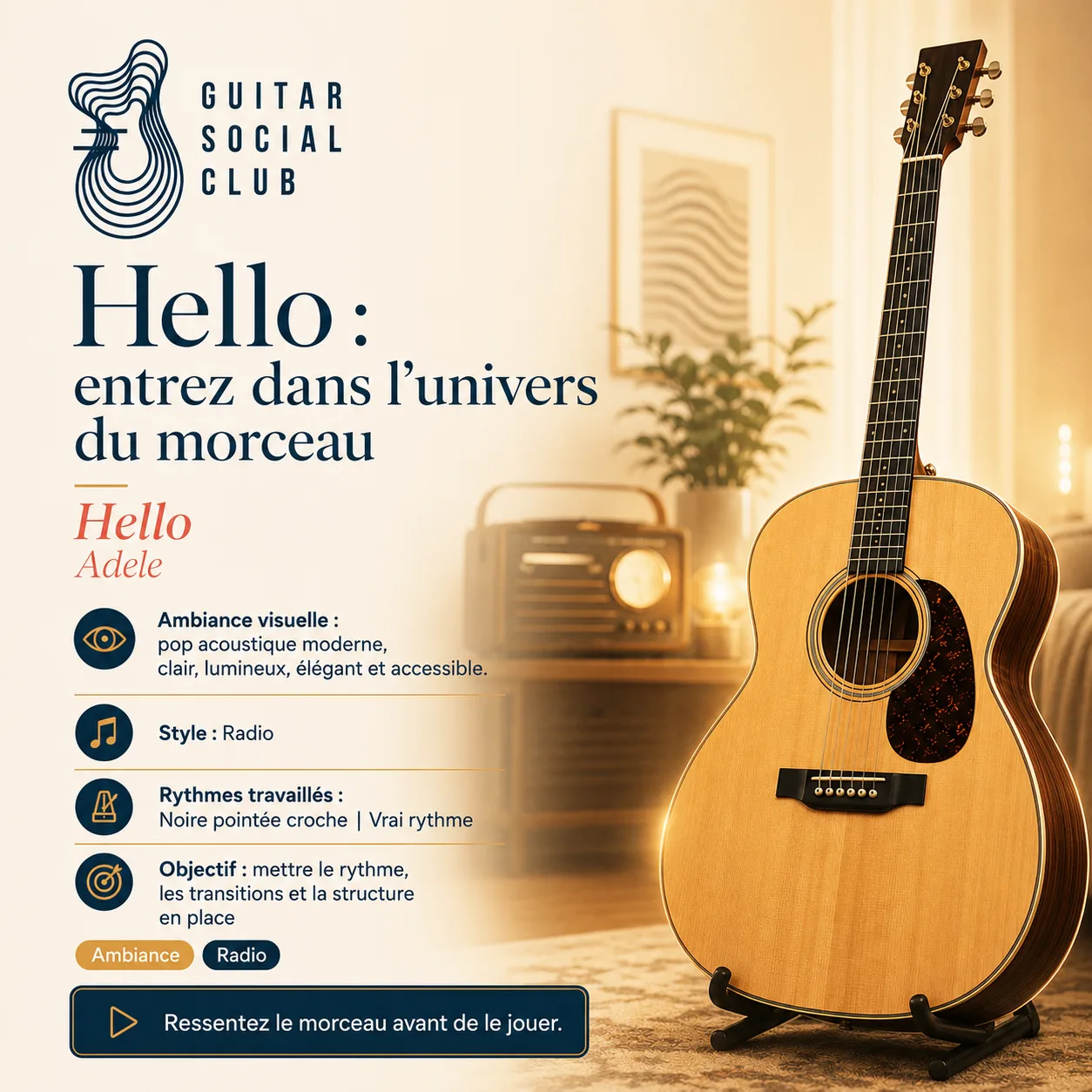 Ambiance musicale originale pour Hello sans pochette ni artiste