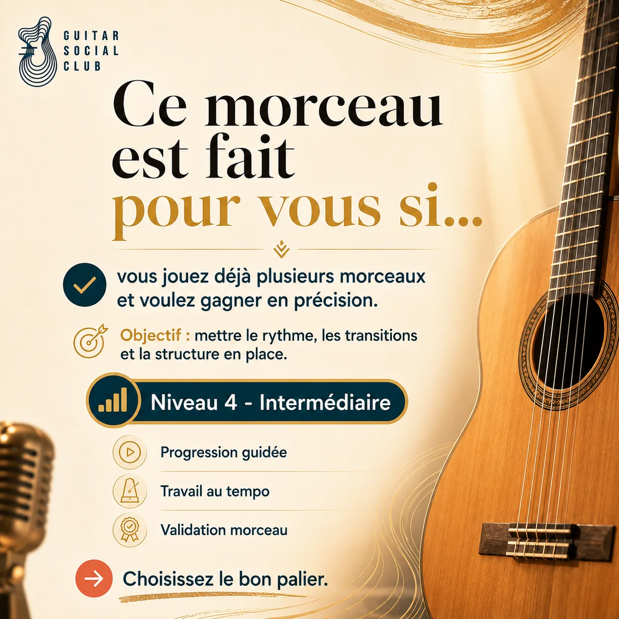 Diagnostic niveau et progression pour I Need a Dollar